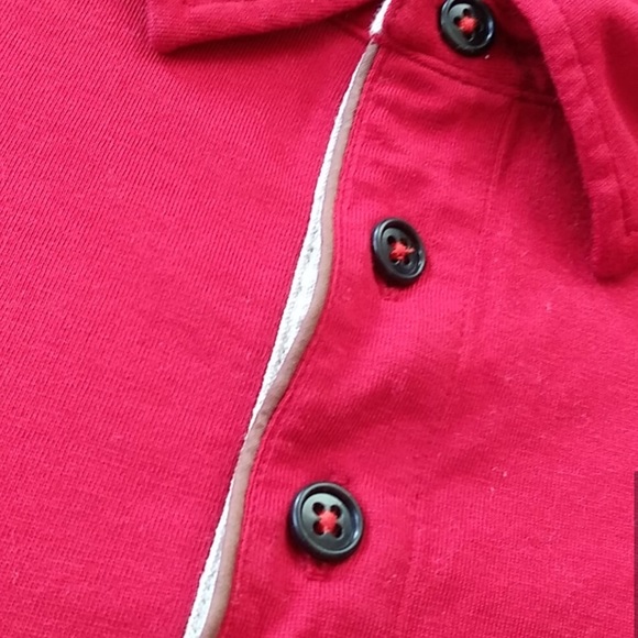 MICHAEL Michael Kors Red Long Sleeve Button Up - Picture 4 of 6